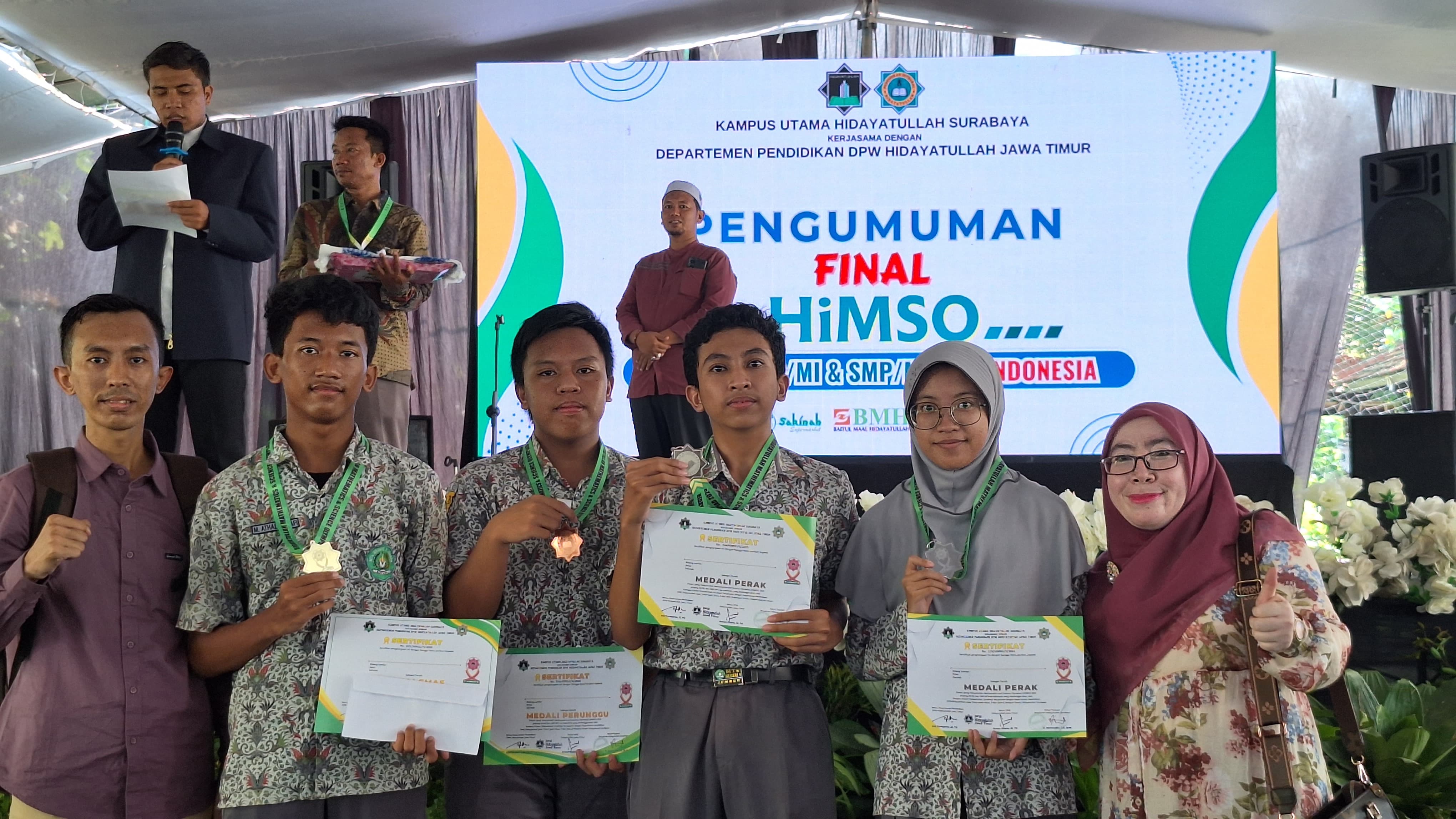 4 SISWA MATASA JEMBER BORONG JUARA DI HIMSO 2024