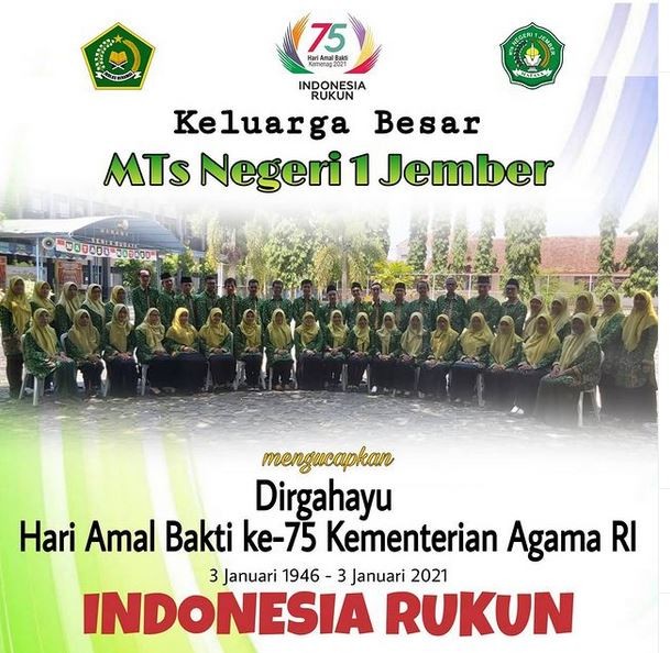Keluarga Besar MTs Negeri 1 Jember
